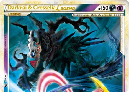 Darkrai & Cresselia Legend (Top) 099/102  - Holofoil Triumphant