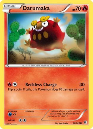 Darumaka 027/149  - Reverse Holofoil Boundaries Crossed