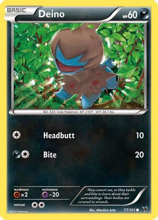 Deino 077/101  - Reverse Holofoil Noble Victories