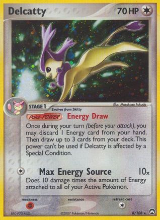 Delcatty 008/108 - Holofoil Power Keepers