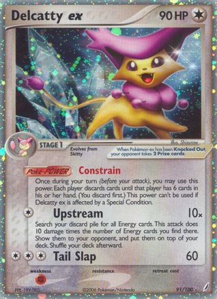 Delcatty ex 091/100 - Holofoil Crystal Guardians