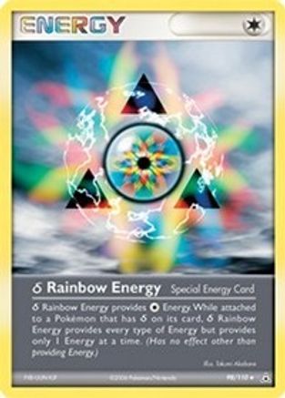 Delta Rainbow Energy 098/110 - Reverse Holofoil Holon Phantoms