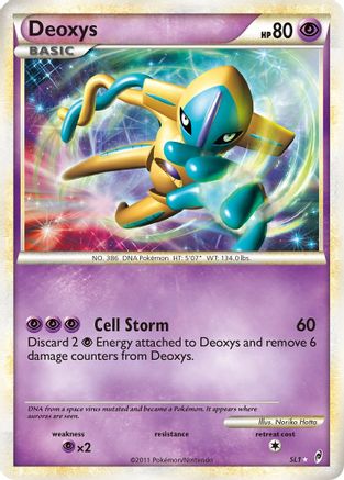 Deoxys (Shiny) SL1  - Holofoil Call of Legends