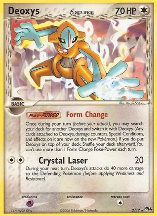 Deoxys (Delta Species) 002/017  POP Series 4