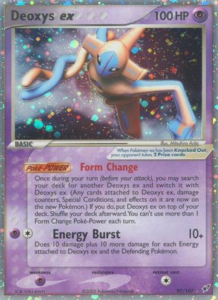 Deoxys ex (Normal Forme) 097/107 - Holofoil Deoxys
