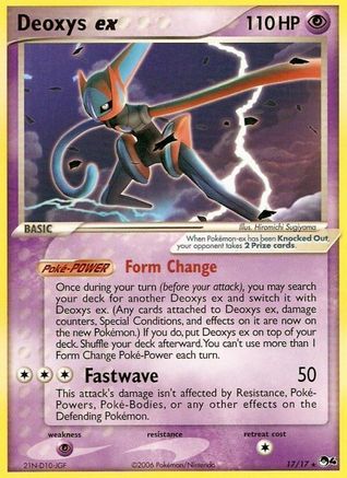 Deoxys ex 017  POP Series 4