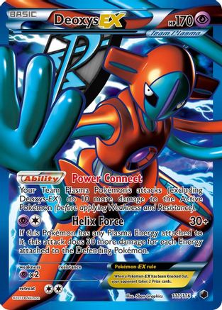 Deoxys EX (Team Plasma) (Full Art) 111/116  - Holofoil Plasma Freeze