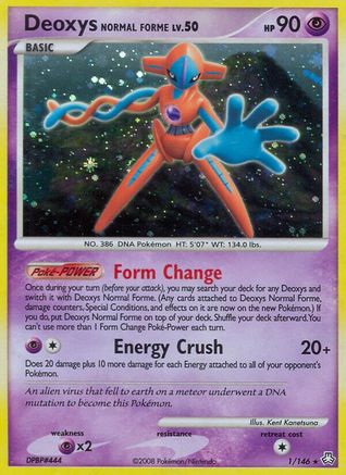 Deoxys Normal Forme 001/146  - Reverse Holofoil Legends Awakened