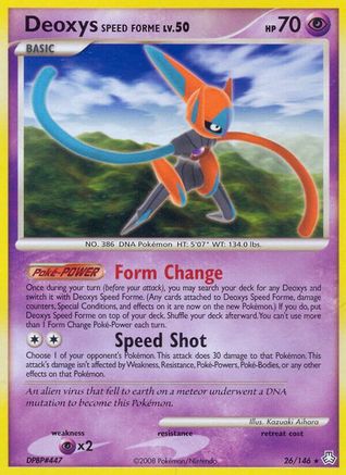 Deoxys Speed Forme 026/146  Legends Awakened