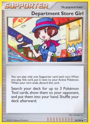 Department Store Girl 085/99  - Reverse Holofoil Arceus