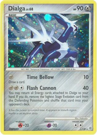 Dialga 001/130  - Holofoil Diamond and Pearl
