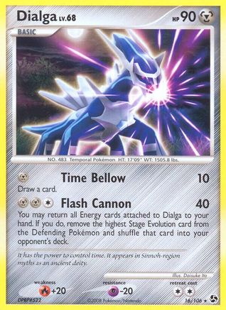 Dialga 016/106  - Reverse Holofoil Great Encounters