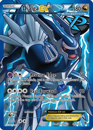 Dialga EX (Team Plasma) (Full Art) 099/101  - Holofoil Plasma Blast