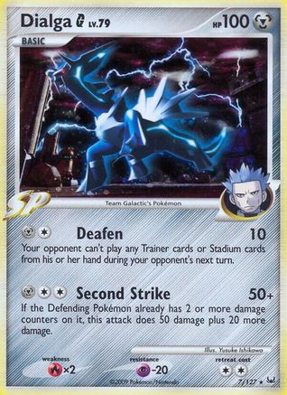 Dialga G 007/127  - Reverse Holofoil Platinum