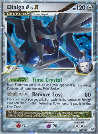 Dialga G LV.X 122/127  - Holofoil Platinum