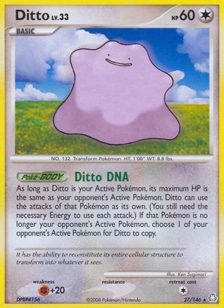 Ditto 027/146  - Reverse Holofoil Legends Awakened