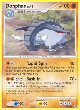 Donphan 048/132  - Reverse Holofoil Secret Wonders