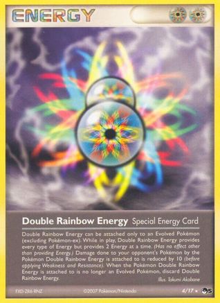 Double Rainbow Energy 004  - Holofoil POP Series 5
