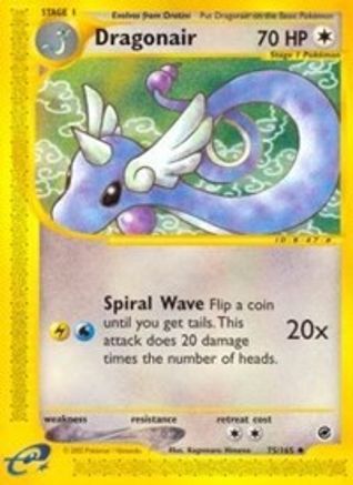 Dragonair 075/165 - Reverse Holofoil Expedition