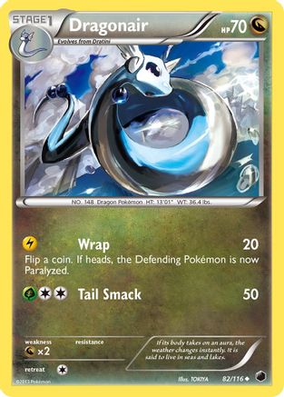Dragonair 082/116  - Reverse Holofoil Plasma Freeze