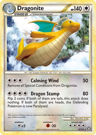 Dragonite 018/102  - Reverse Holofoil Triumphant