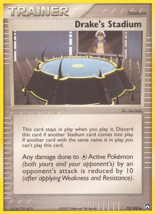 Drake's Stadium 072/108 - Reverse Holofoil Power Keepers