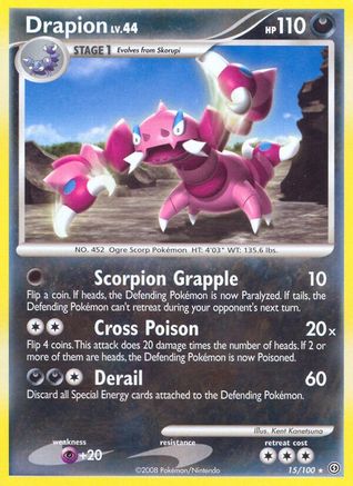 Drapion 015/100  Stormfront