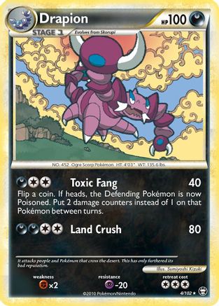 Drapion 004/102  - Holofoil Triumphant