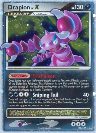 Drapion LV.X 123/127  - Holofoil Platinum
