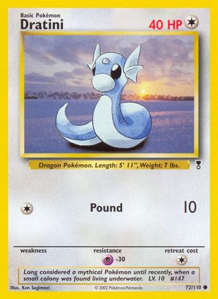 Dratini 072/110 - Reverse Holofoil Legendary Collection