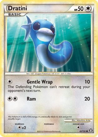 Dratini 062/102  - Reverse Holofoil Triumphant
