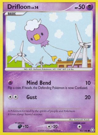 Drifloon 092/146  - Reverse Holofoil Legends Awakened