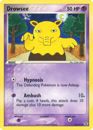 Drowsee 032/112 - Reverse Holofoil FireRed & LeafGreen