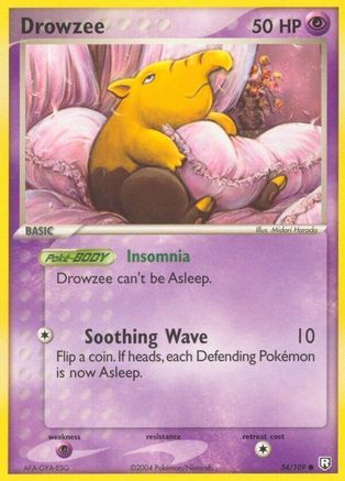 Drowzee 054/109 - Reverse Holofoil Team Rocket Returns