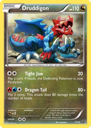 Druddigon 017/20  - Holofoil Dragon Vault