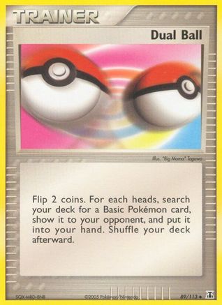 Dual Ball 089/113 - Reverse Holofoil Delta Species