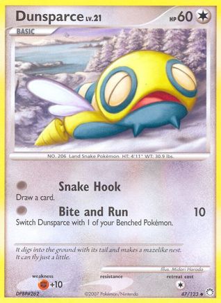 Dunsparce 047/123  - Reverse Holofoil Mysterious Treasures