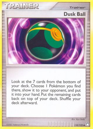Dusk Ball 110/123  - Reverse Holofoil Mysterious Treasures