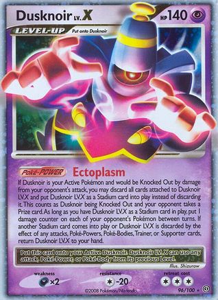 Dusknoir LV.X 096/100  - Holofoil Stormfront