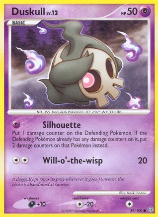 Duskull 059/100  - Reverse Holofoil Stormfront