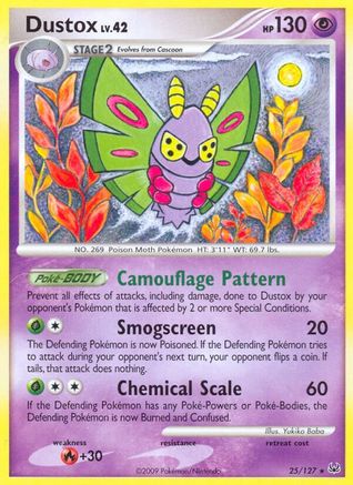 Dustox 025/127  - Reverse Holofoil Platinum