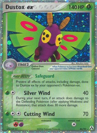 Dustox ex 086/92 - Holofoil Legend Maker