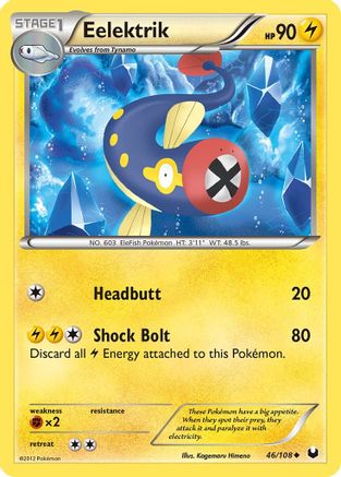 Eelektrik 046/108  - Reverse Holofoil Dark Explorers