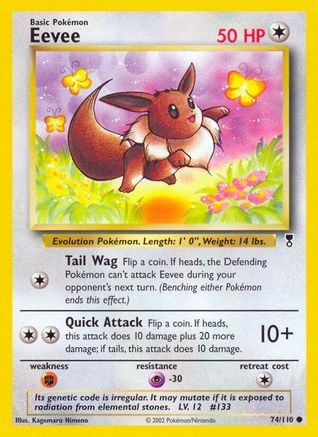 Eevee 074/110 - Reverse Holofoil Legendary Collection