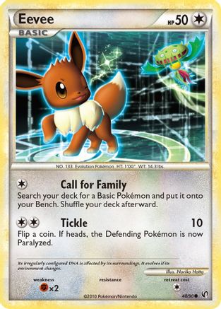 Eevee 048/90  - Reverse Holofoil Undaunted