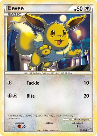 Eevee 056/95  - Reverse Holofoil Call of Legends