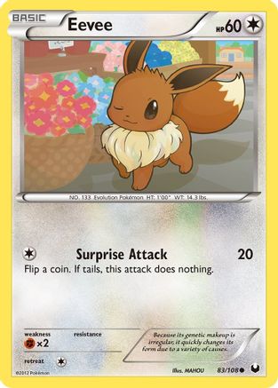 Eevee 083/108  - Reverse Holofoil Dark Explorers