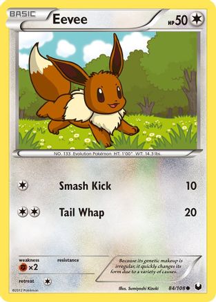 Eevee 084/108  - Reverse Holofoil Dark Explorers