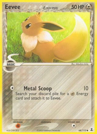 Eevee 068/113 - Reverse Holofoil Delta Species
