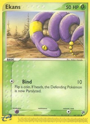 Ekans 064/100 - Reverse Holofoil Sandstorm